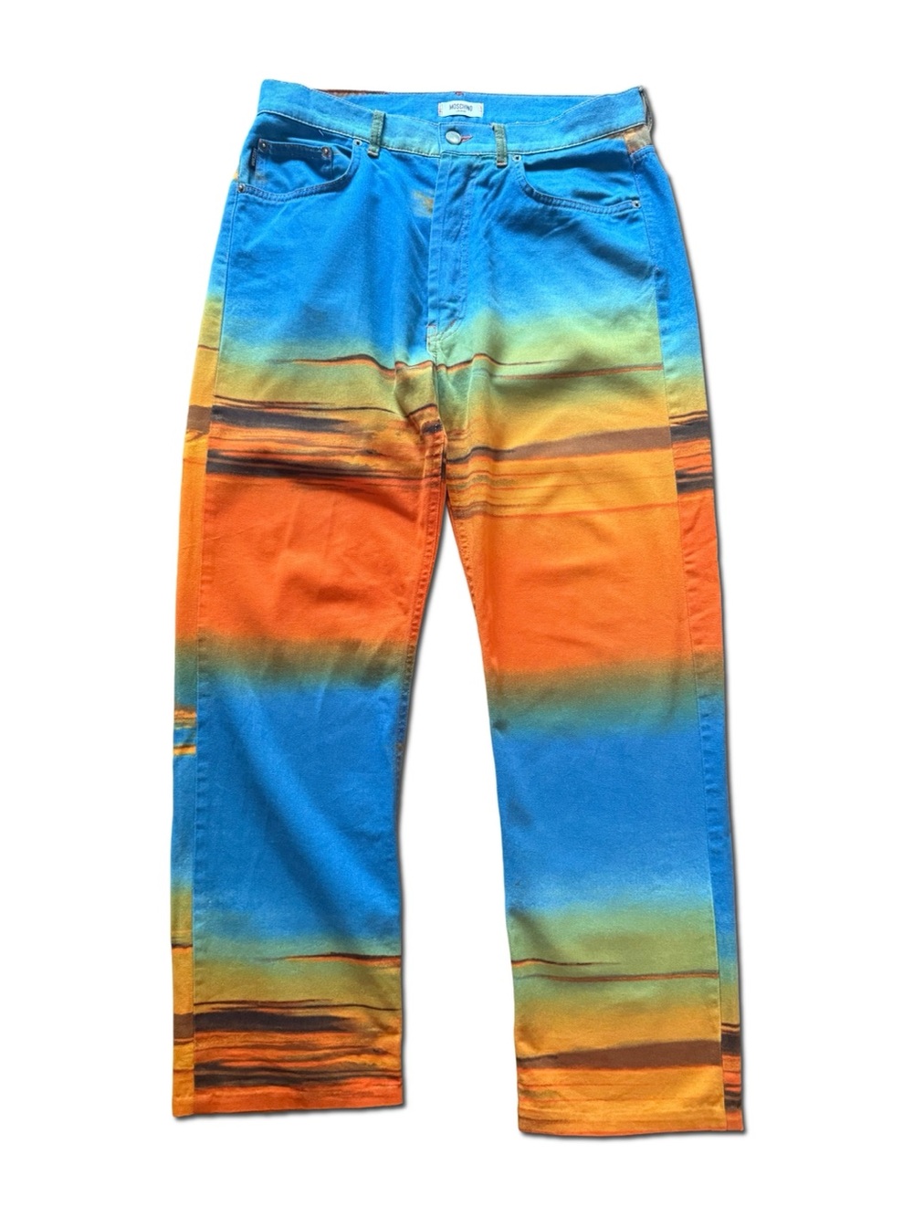 RARE Archive Moschino Sunset Jeans I Love Moschino Jeans Size 34 Y2K 2000s Pants